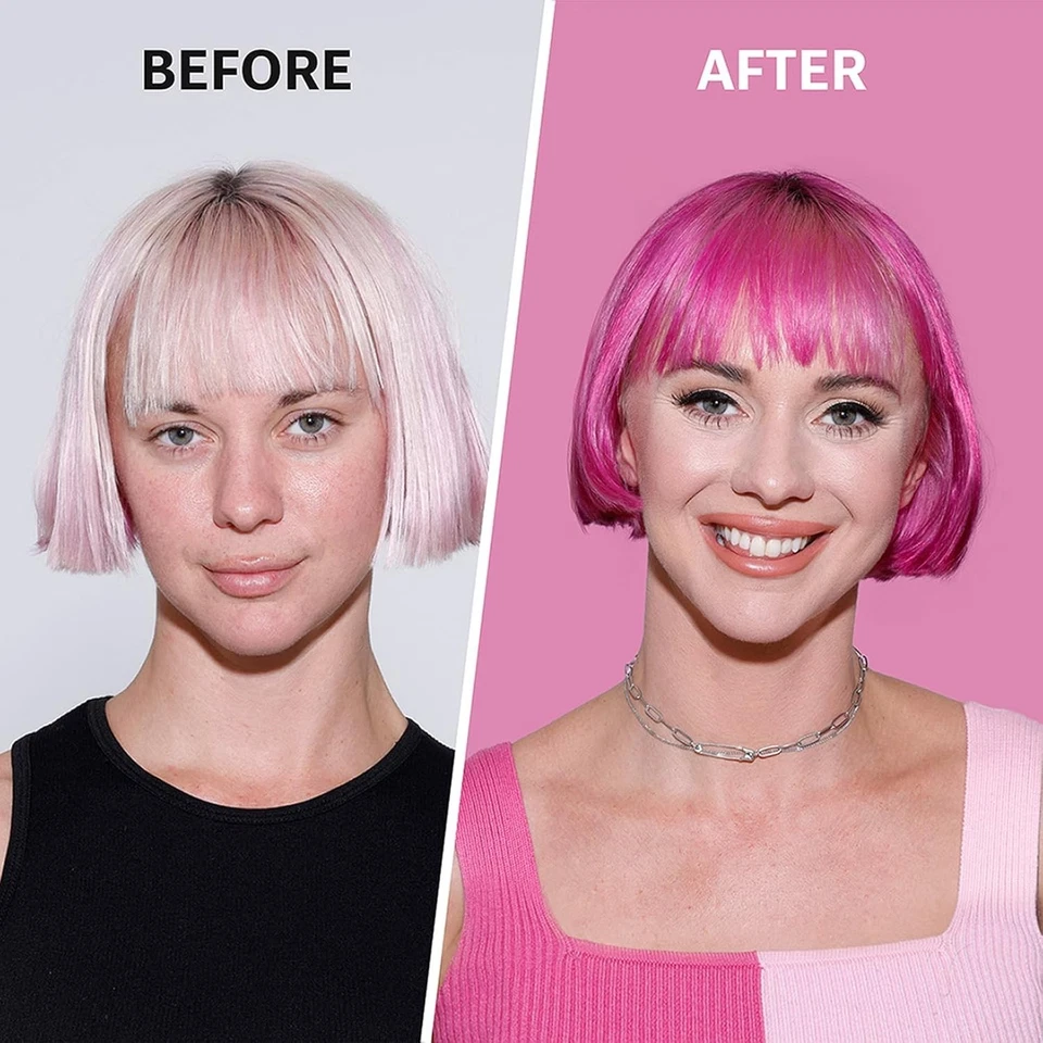 Tónico de espuma brillante Splat color de cabello rosa REFRESCANTE dura 10 lavados Foto 3 de 4