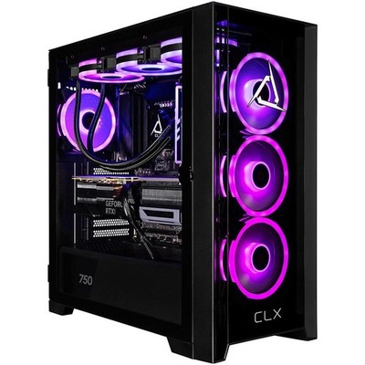 CLX SET Liquid Cooled Gaming Desktop Computer, Intel Core Ultra 7 265F 2.4GHz, 3