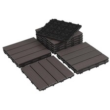 Klick-System Terrassenfliesen 55 Stück 30x30 cm -  für Terrasse & Balkon