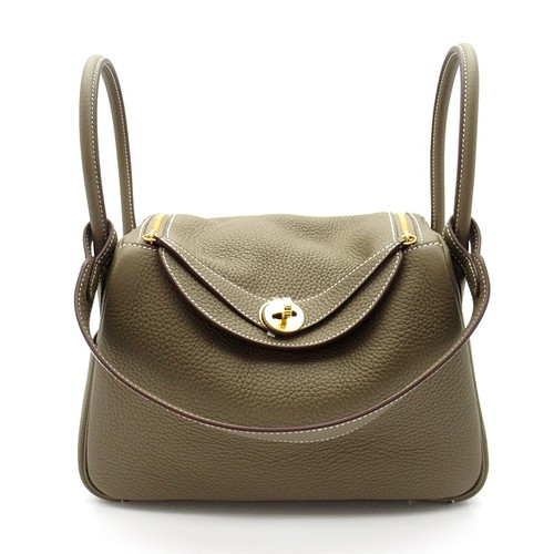 HERMES Lindy 26 Taurillon Clemence Shoulder Bag Etope unused item