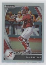 2021 Panini Prizm Draft Picks Silver Prizm Sam Praytor #PDP179 0ps2