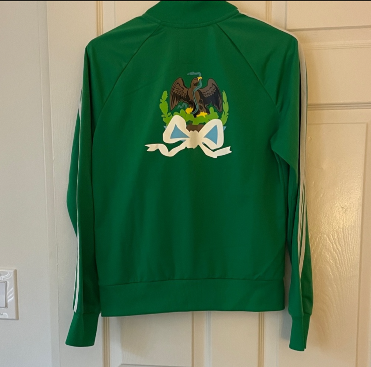 Vintage Adidas Mexico Olympics Green Track Top Jacket - Women's