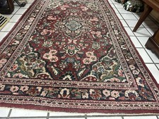 Orient Teppich orientalisch Handgeknüpft  Vintage Perser Läufer Brücke 200x127