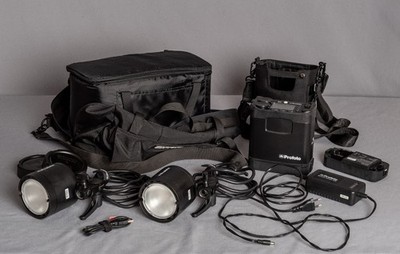 Profoto B2 250 AirTTL Location Kit mit 2 Flash/Blitz Heads, 2x Akkus, Tasche