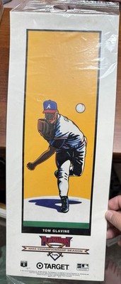 RARE! 1992 Tom Glavine  The Playmakers  18X7 Target Championship Season SEALED!