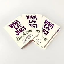 3 x Juicy Couture Viva La Juicy Bowdacious Eau De Parfum EDP Sample Spray 1.5ml