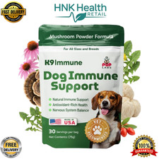 Pup Labs K9 Immune Mushroom Powder for Dogs - 30 Servings