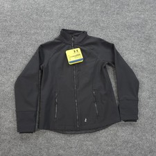 Under Armour Jacket Womens S Black UA Storm Contender Softshell Hiking Outdoors