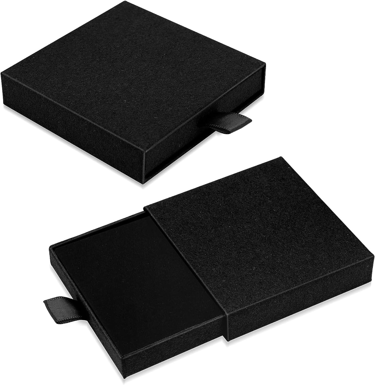 2 Pack Jewelry Gift Boxes Cardboard Jewelry Boxes, 2.9x3.1x0.7Inch Small Gift...