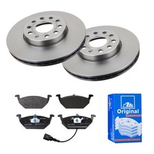 ATE BREMSSCHEIBEN Ø288MM + BREMSBELÄGE VORNE FÜR SEAT LEON VW CADDY III GOLF 