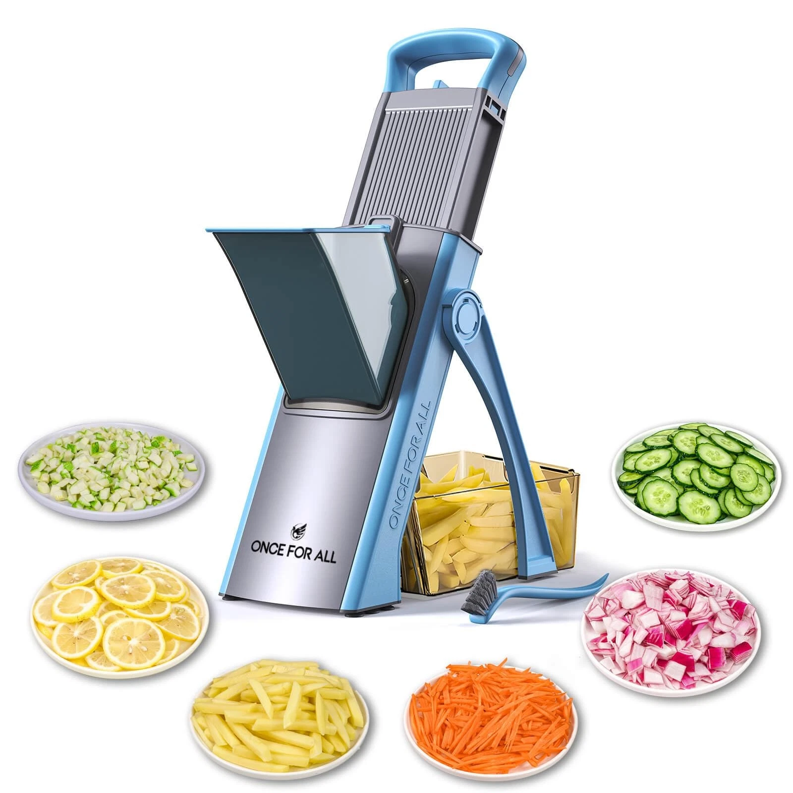Upgrade Safe Mandoline Slicer Plus, Biger Size, Adjustable Vegetable Food Cho...