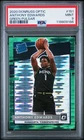 2020-21 Panini Donruss Optic Anthony Edwards Green Pulsar Prizm RC #151 PSA 9