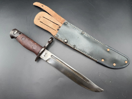 WWII WW2 Style Finnish M39 Mosin Nagant Reproduction Bayonet w/ Sheath!