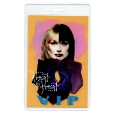 Heart 1990 Heart to Hear Concert Tour VIP Laminated Backstage Pass