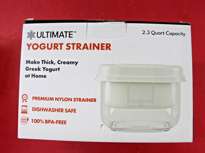 Ultimate Yogurt Strainer 2.3 Quart Capacity  *OPEN BOX RETURN*