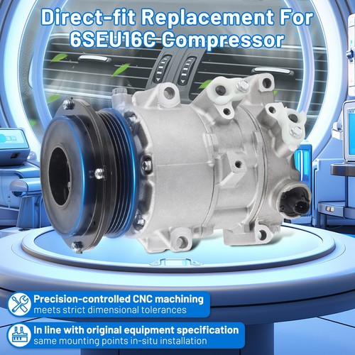New A/C Air AC Compressor with Clutch For Toyota Camry 2010 2011 2.5L CO 11270C - Bild 5 von 13