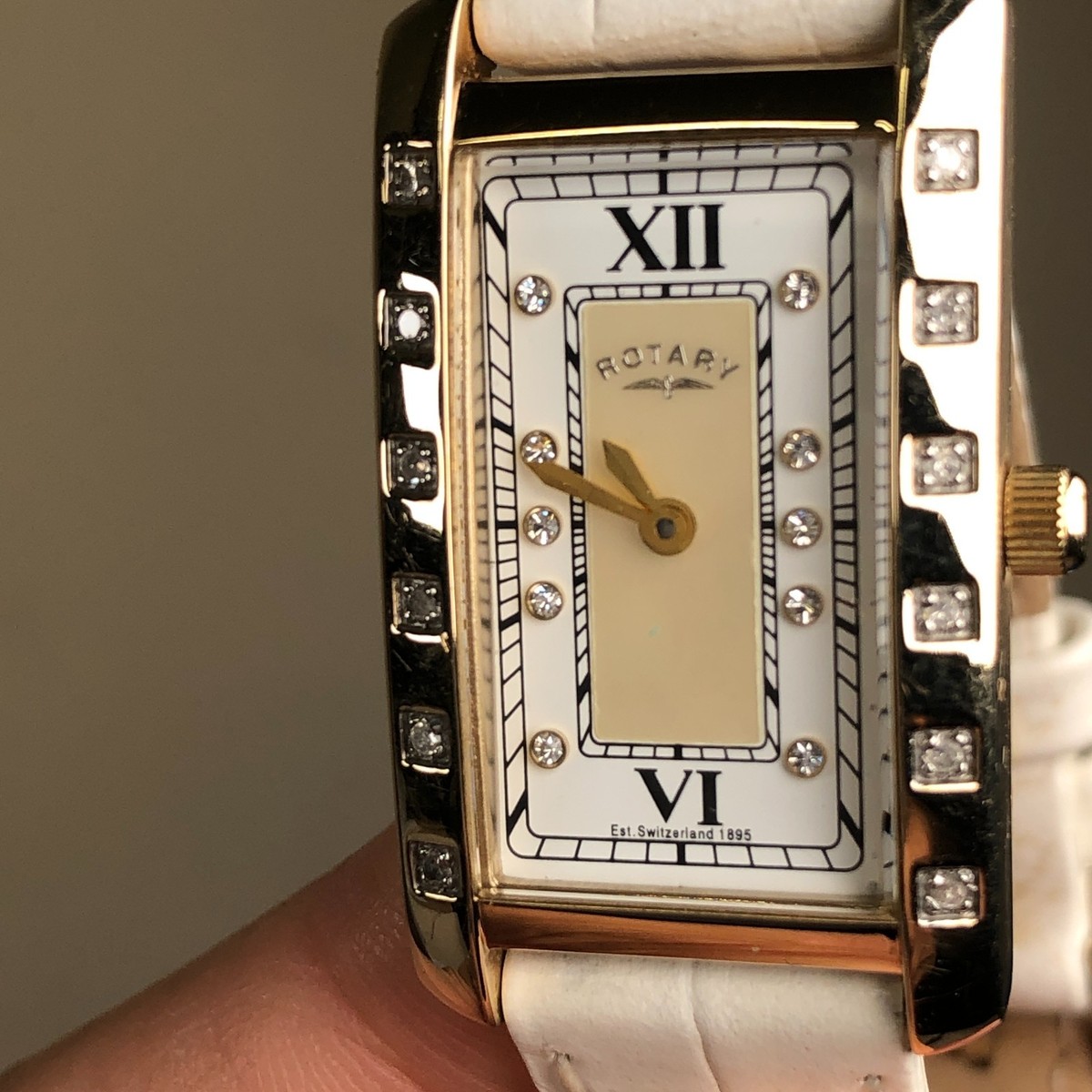 Rotary Rocks Gold Tone Bracelet Watch / Rectangular Dress Watch Rotary Dress Watch - LS05543/09 main image 2
