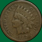 1882 Indian Head Cent Very Good VG Coin #35366