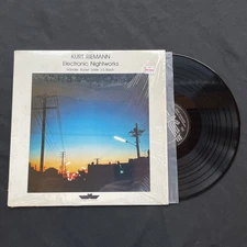 Kurt Riemann "Electronic Nightworks" LP 1984 Shrink, Chameleon VG++