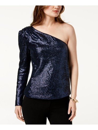 Zoe Navy Evening Top