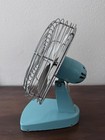Vintage Turquoise Superior 800 Table Top/Wall Mount Electric Fan Works — photo 3