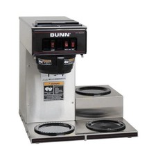 Bunn VP17 Commercial Coffee Maker with 3 Warmers