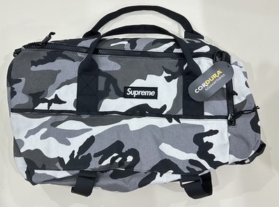 NEW Supreme SS25 Duffle Bag Snow Camo Cordura