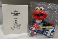 Vintage 1997 Sesame Street Rock Roll Elmo Plush Tyco For Avon New In Box