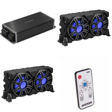 Kicker 2 51MWLE104 - MWE 10-Inch Loaded Premium Marine Sub Encl w/ Passive ...