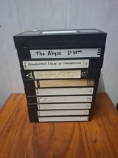 Used Blank VHS Cassette Tapes Lot Of Ten Reusable 