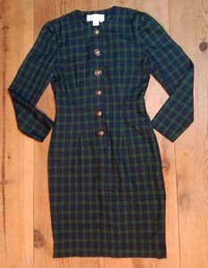 black watch plaid dress Broadway