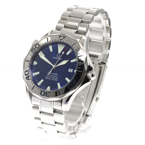 Orologio Uomo Automatico Omega Seamaster300 2255.80 Data Quadrante Blu_901355 - Foto 2 di 6