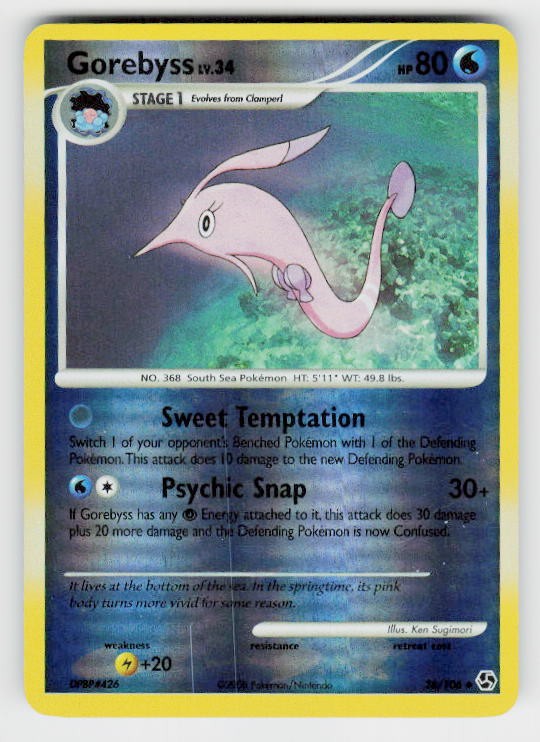 Great Encounters #38/106 Gorebyss Reverse Holo