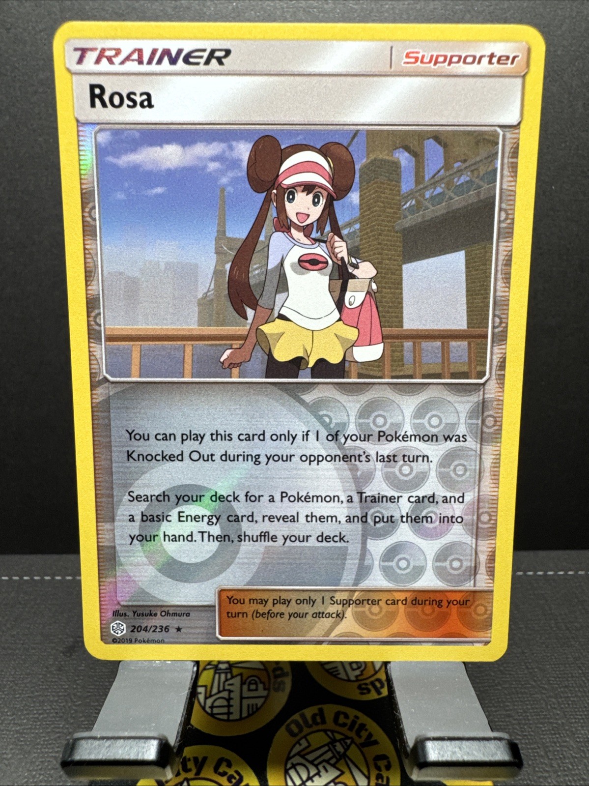 ROSA 2019 POKEMON SUN & MOON COSMIC ECLIPSE Reverse Holo Near Mint 204/236