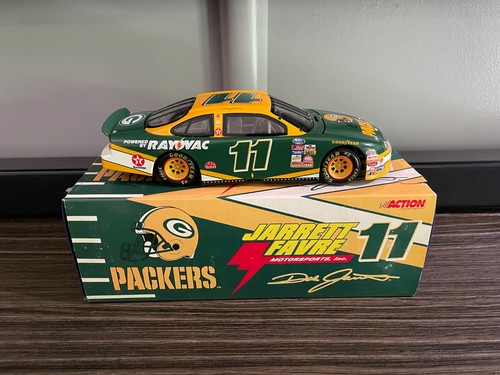 Dale Jarrett 1999 Green Bay Packers #11 Jarrett Favre Motorsports 1:24 diecast - Picture 2 of 3