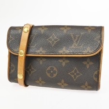 LOUIS VUITTON Pochette Marsupio Fiorentino Monogram Pelle Marrone M51855 32KD536