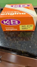 New Old Stock K&B R/C engine  6.5 cc Front Rotor WLMUFFLER # 9130