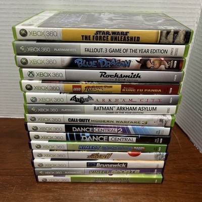 Scratches - XBOX 360 Game Lot of 15 Games - Used Fair To Good Shape - Untested