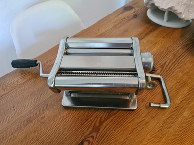 Nudelmaschine aus Edelstahl Pastamaker Pastamaschine Nudel Teig Pasta