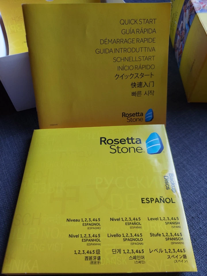 Rosetta Stone Español Spanish Audio CD Set Level 1-5 Spanish CD ROMS -NO Headset - Image 2 of 4
