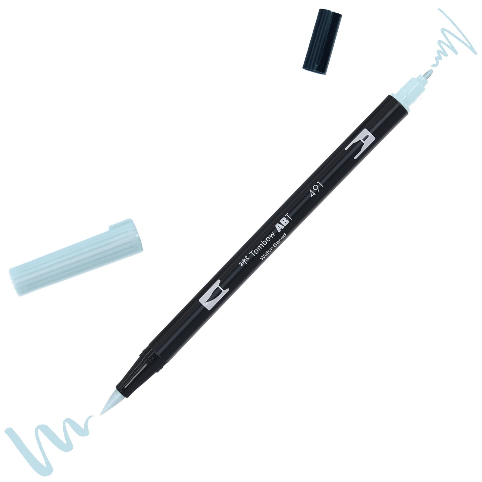 Tombow ABT 476 Dual Brush Pen - Cyan 476 Cyan 1 count (Pack of 1)