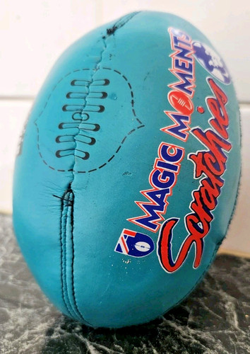 Vintage AFL Port Adelaide Football Soft Toy Magic Moments Scratchies Small 1990s