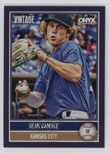 2026 Onyx Vintage Purple 115/150 Sean Gamble #OV-SEGA 0ix9