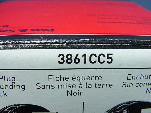 Pass & Seymour 3861 Angle Straight Blade Plug NEMA 10-30P 10-50P 30/50A 125/250V