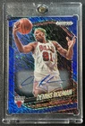 DENNIS RODMAN 2024 PANINI PRIZM BLACK #271 LEGENDS AUTO BLUE SHIMMER FOTL 06/25