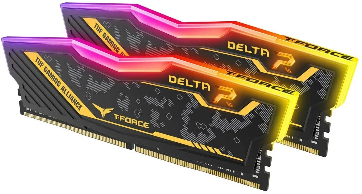 Team DELTA TUF Gaming Alliance RGB 32GB (2x16GB) DDR4 3200MHz CL16 Memory  RAM