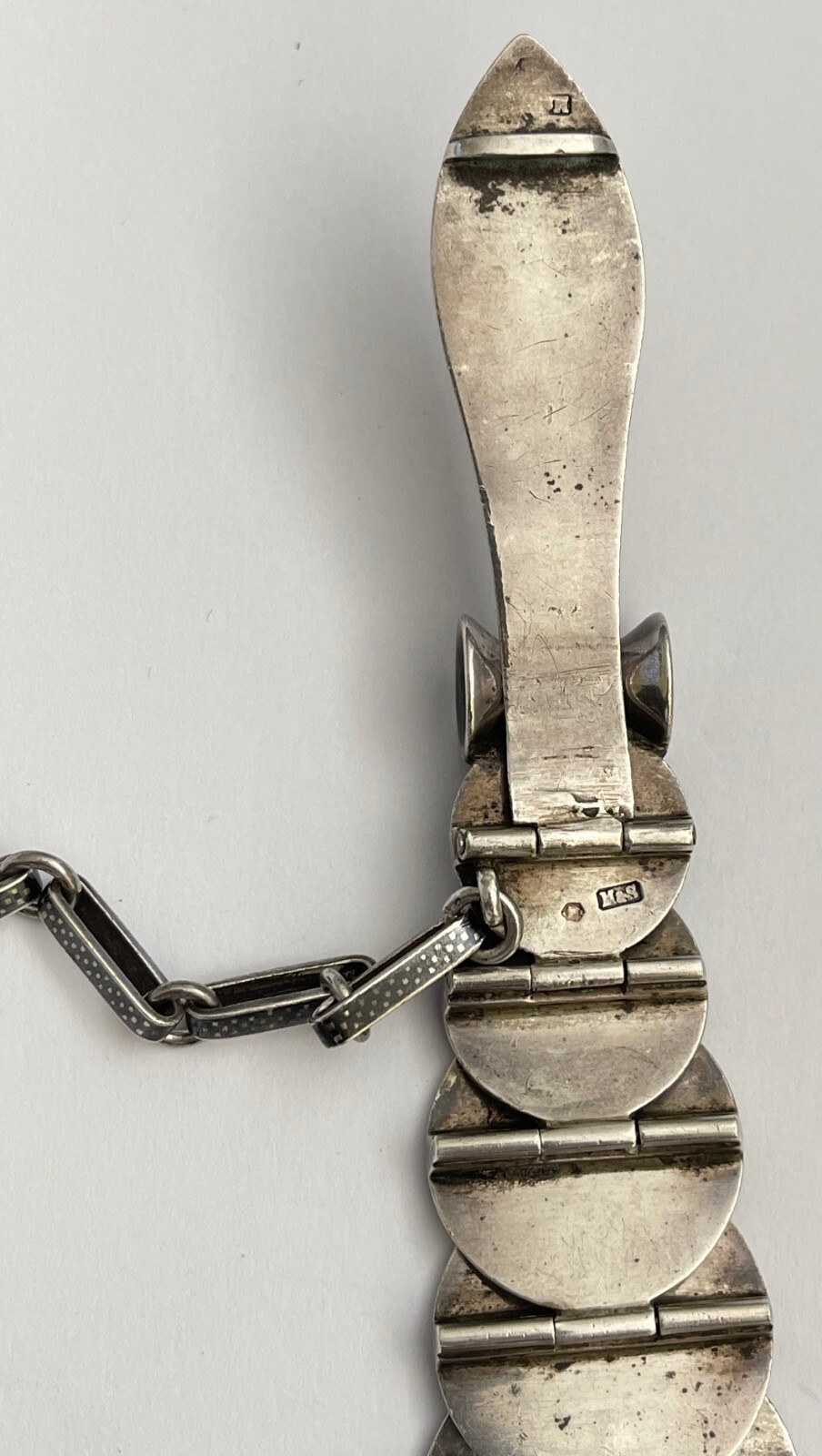 Antique Pocket Watch Solid Silver & Enamel Full S… - image 14