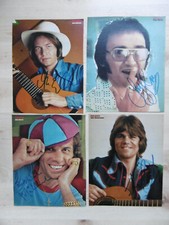 The Rubettes Williams Richardson Thorpe Cla autographs signed 4x A4 magazine image