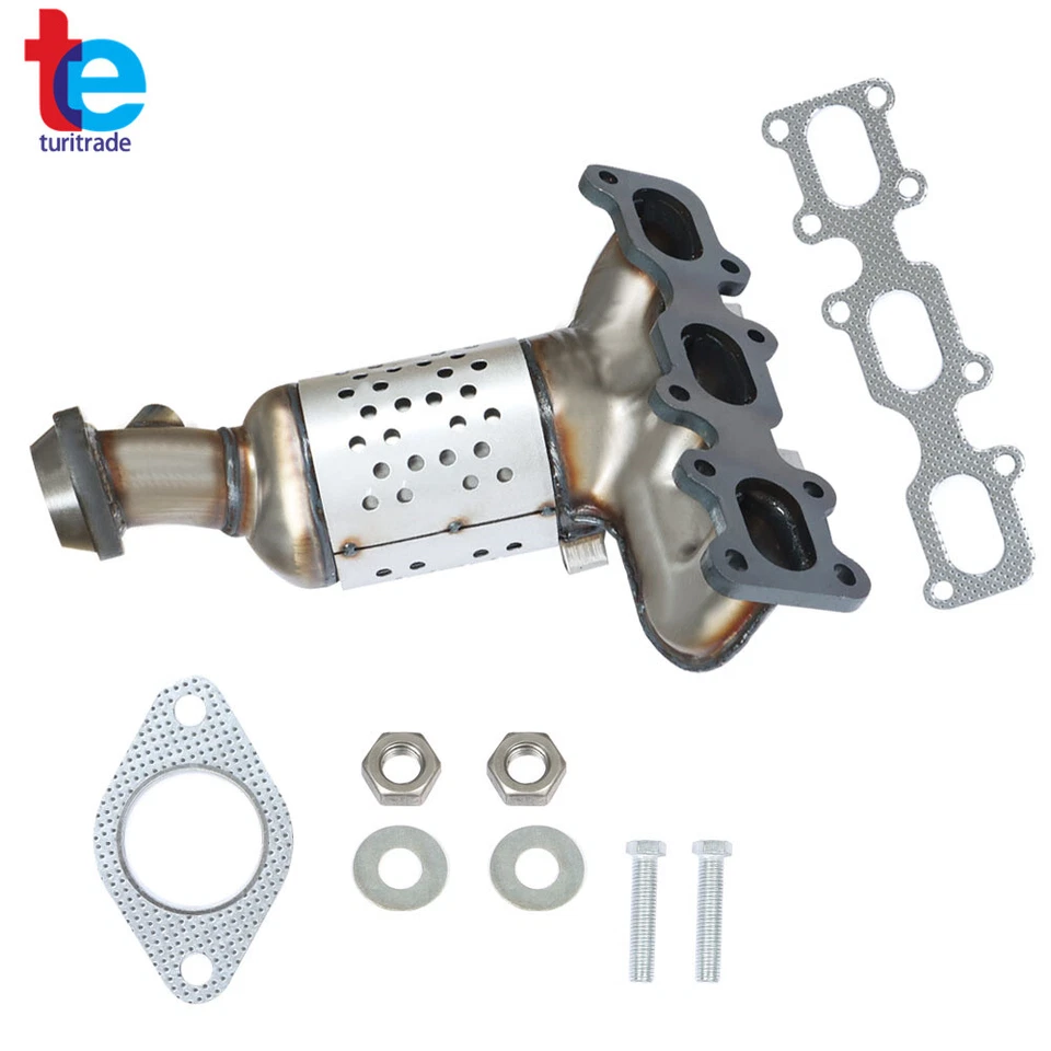 Juego de 2 convertidores catalíticos delanteros izquierdo y derecho para Ford Explorer 3,5 L 2013-2019 Foto 3 de 4