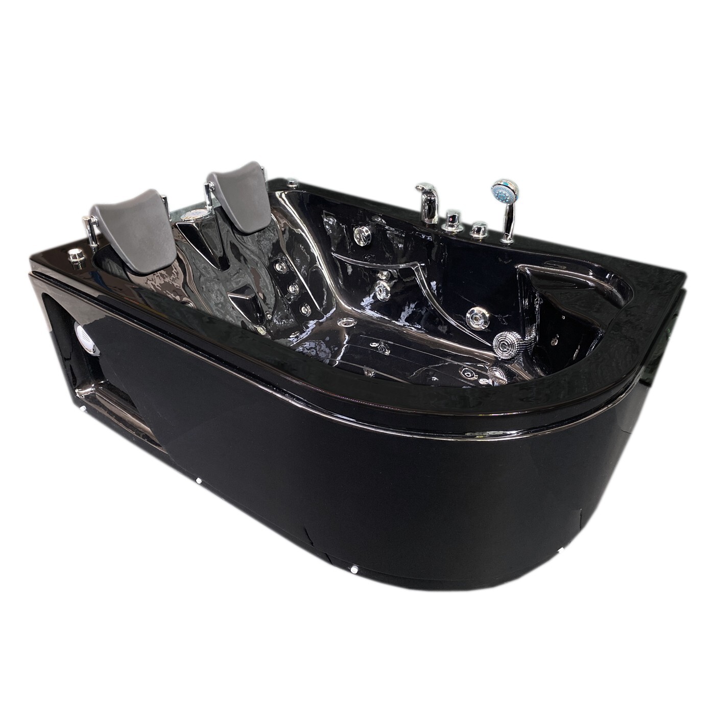 Bañera hidromasaje BLACK HAVANA Bañera de esquina Piscina hidromasaje 170x 115cm